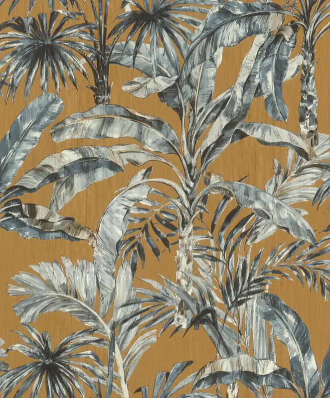 Rasch Florentine III, Botanical, braun blau 485264 Finale Aktion