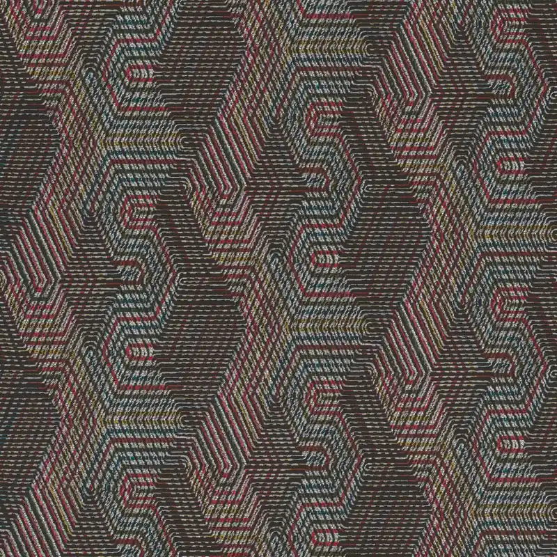 Zertifiziert Vinyltapete Rasch Muster & Motive Rot-Dunkelrot 751925