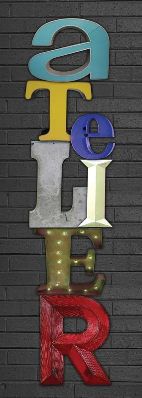 Begrenztes Angebot A.S. Création XXL 5 Fototapete, Buchstaben, 1m x 2,8m DD115834
