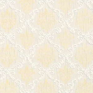 Zertifiziert Architects Paper Tessuto, Barock Tapete, creme, gold 956297