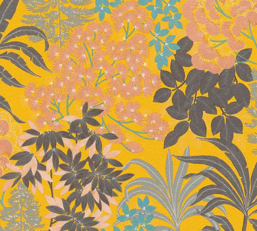 Livingwalls Travel Styles, Floral, gelb 391283 Wochenendangebot