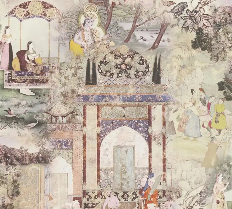 Jetzt Kaufen A.S. Création Dream Flowery, Orientalische Tapete, bunt, grün 381742