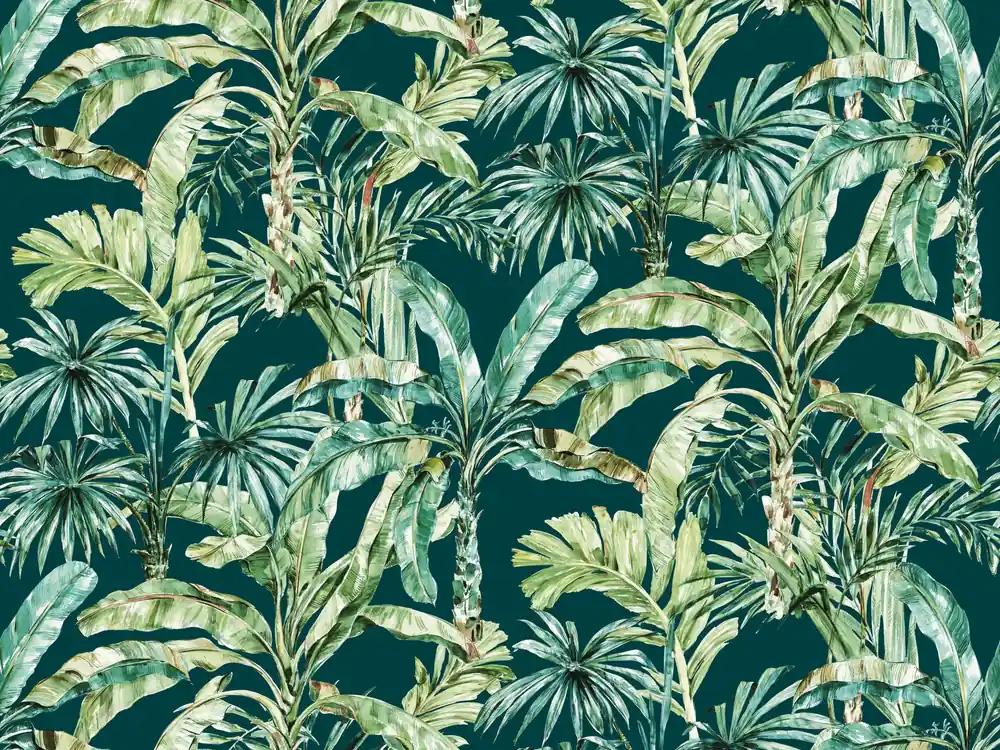 Schnäppchen Rasch Florentine III, Botanical, grün braun 485868