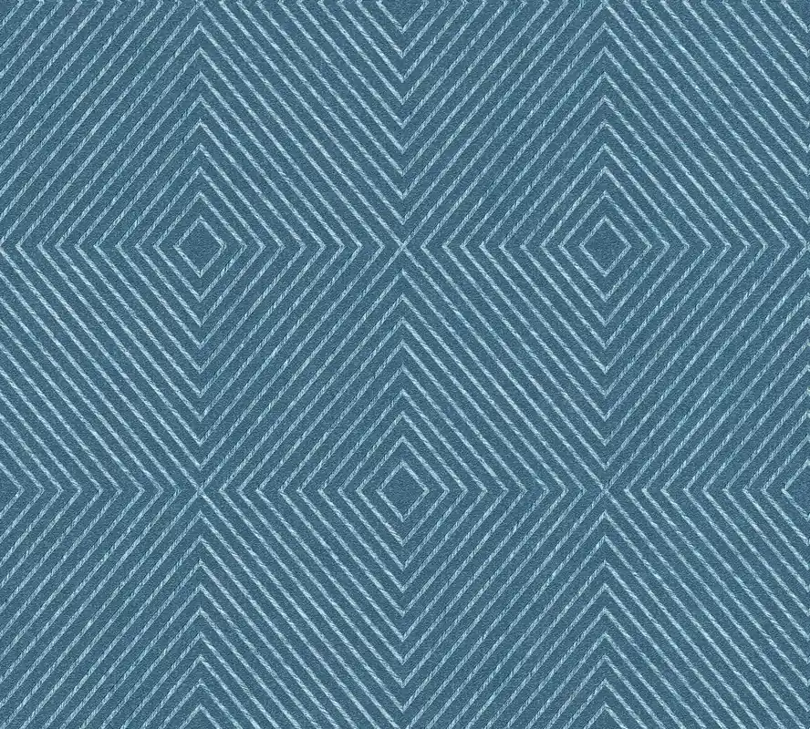 Letzte Chance Livingwalls Metropolitan Stories, Geometrische Tapete, blau, silber 369264