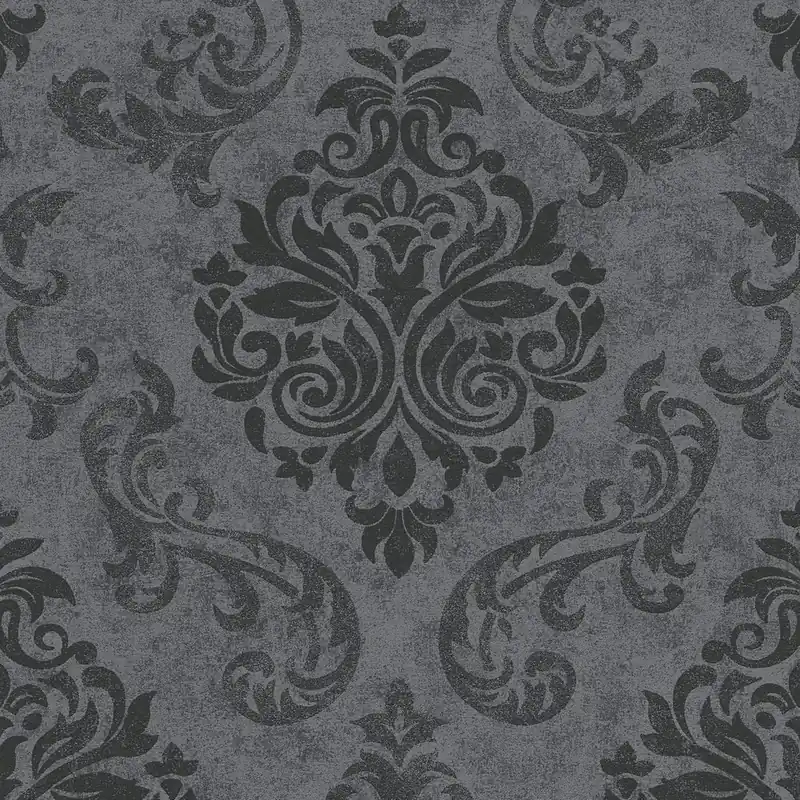 A.S. Création Pop.up Panel 3D, Barock Tapete, grau, schwarz 368241 Super-Preis