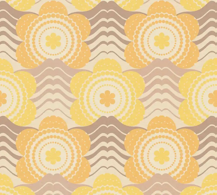 Garantierte Lieferung A.S. Création Retro Chic, Florale Tapete, beige, braun 395395
