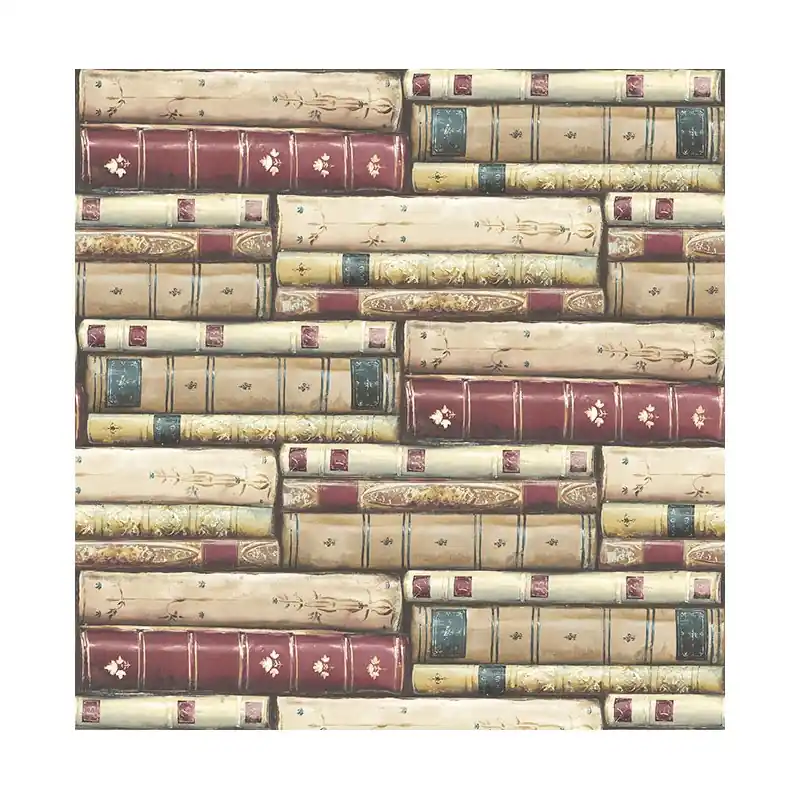 Design Tapeten Stacked Books Preisknaller