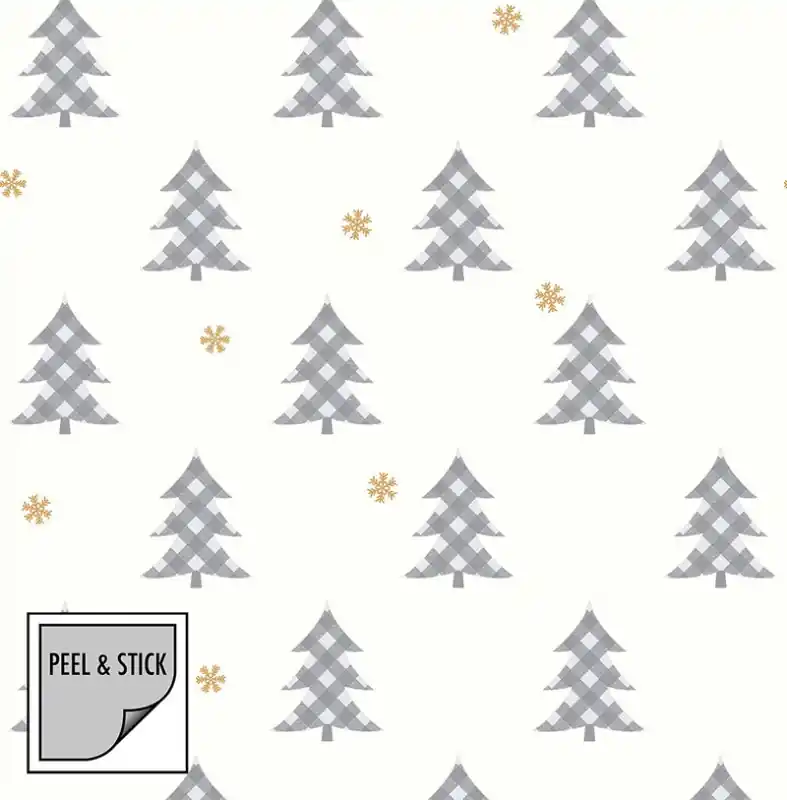 Mega-Angebot Selbstklebende Tapeten Snow and Trees
