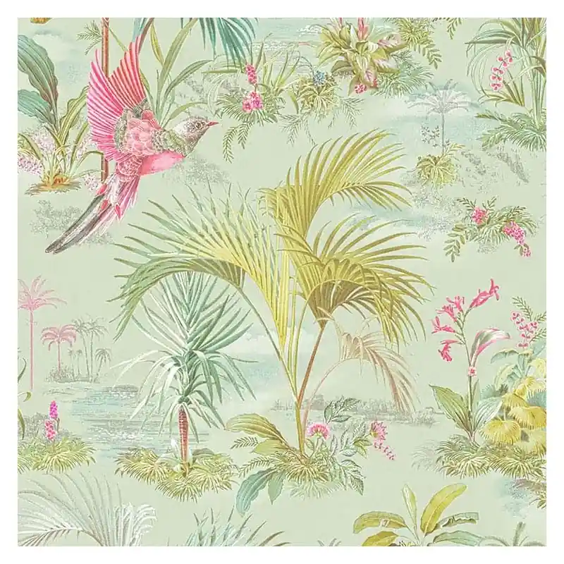 Neue Ware Blumen Tapeten Palm Scenes