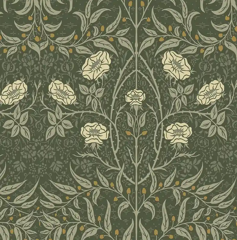 Aktuell Selbstklebende Tapeten Stenciled Floral