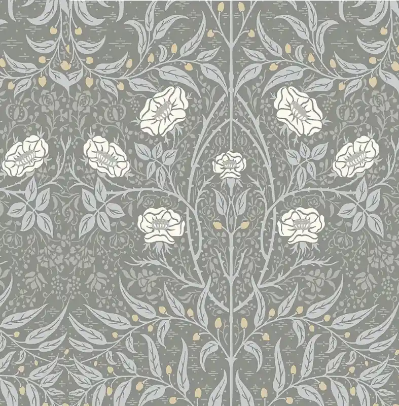 Selbstklebende Tapeten Stenciled Floral Begrenztes Angebot