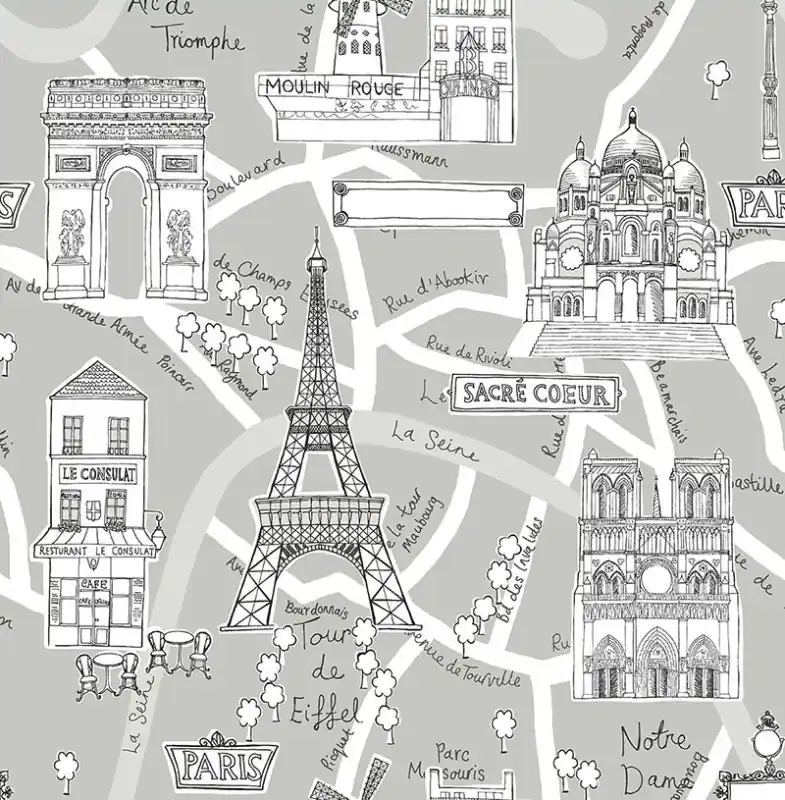 Selbstklebende Tapeten Paris Scene Abverkauf