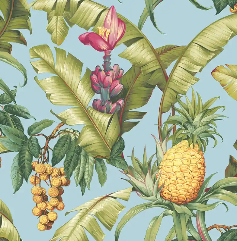 Sonderaktion Selbstklebende Tapeten Pineapple Floral