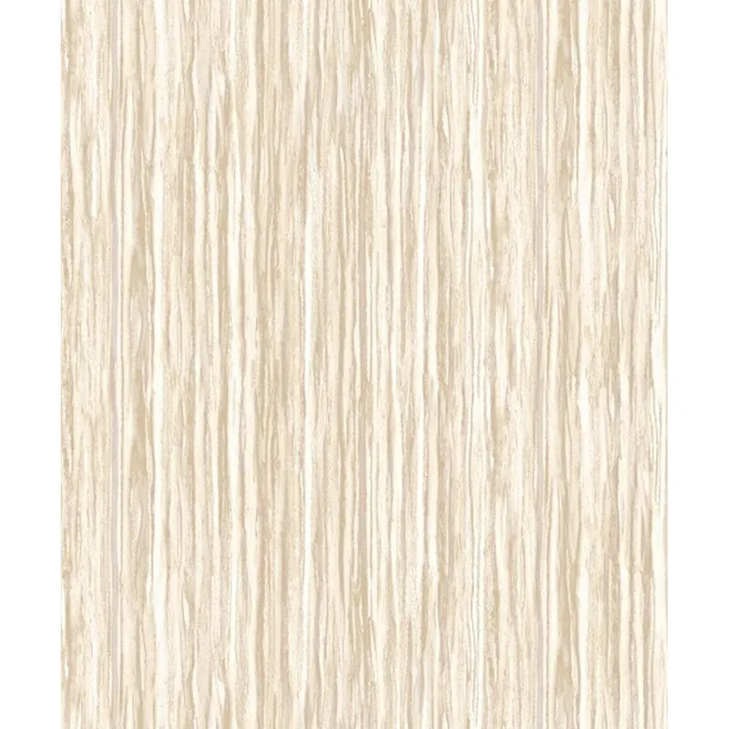 Must-Have DesignID NATURAL FAUX 2 232052 Vliestapete Streifenoptik 0.53 x 10.05 m Beige