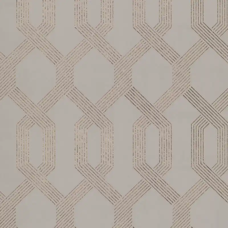 Sonderaktion York Wallcoverings Black and White Y6221201 Vliestapete Geometrisch 0.53 x 10 m Beige