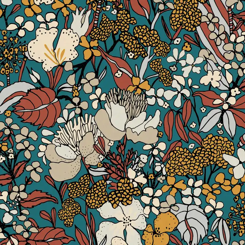 Preis Gesenkt A.S. Creation Floral Impression 377562 Vliestapete Naturoptik 0.53 x 10.05 m Bunt