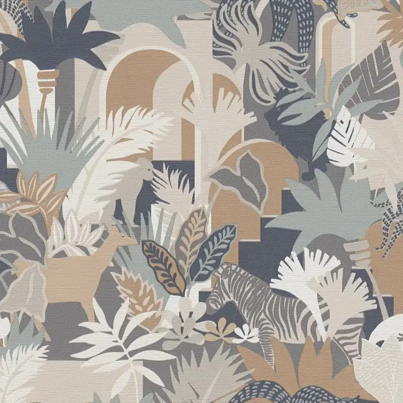 A.S. Creation Antigua 390964 Vliestapete Botanisch 10.05 x 0.53 m Bunt Markenware