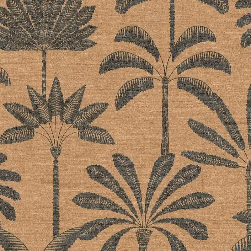 Vliestapete 791633 Orange Botanical Dschungel Cuba II A.S. Creation Neu Im Sortiment