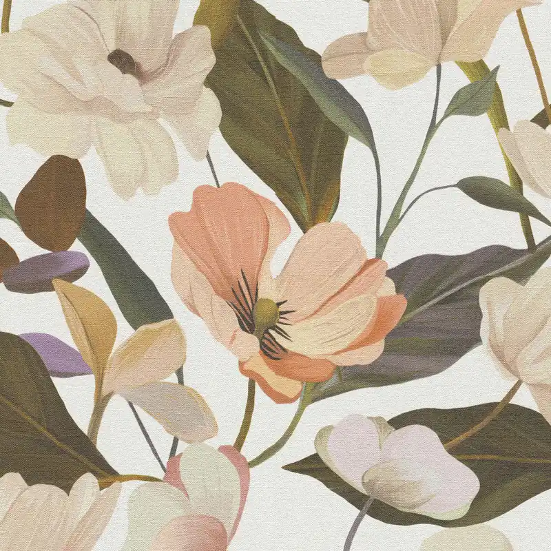 Direktkauf Vliestapete 1050805 Koralle Hellbraun Creme Blumen Floral Secret Garden Erismann
