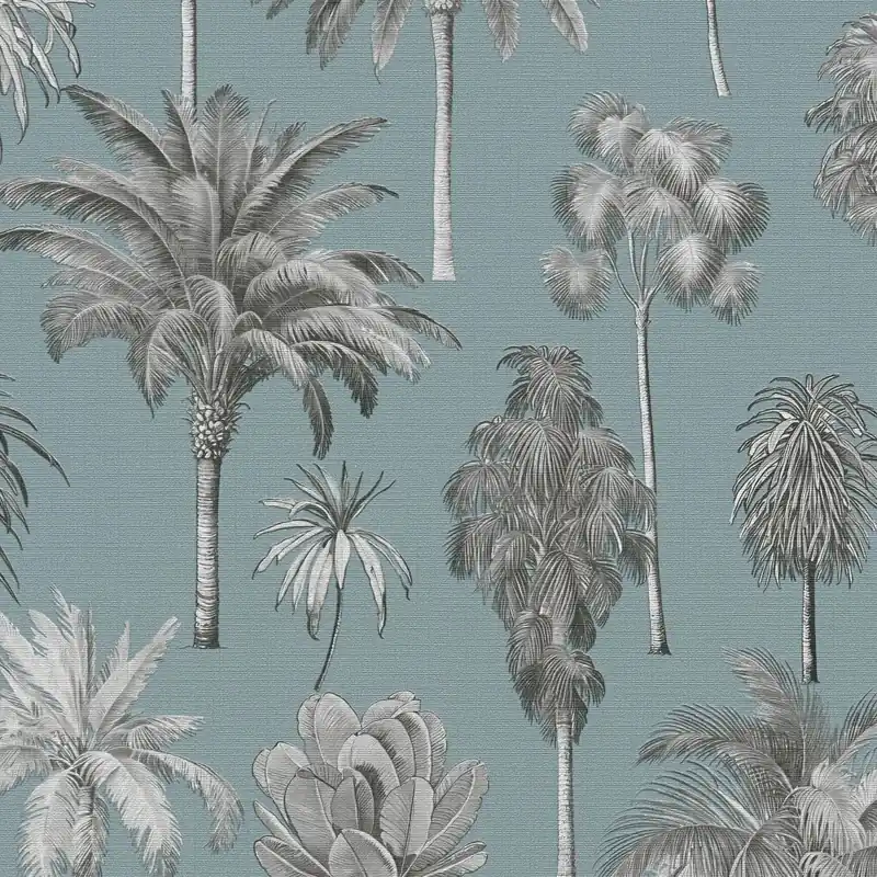 Vliestapete 791714 Blau Grau Blumen Floral Pintwalls III A.S. Creation Solange Der Vorrat Reicht