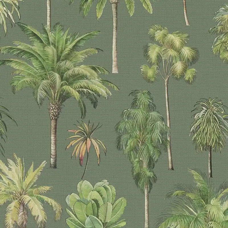 Vliestapete 791712 Grün Beige Blumen Floral Pintwalls III A.S. Creation Knallerangebot