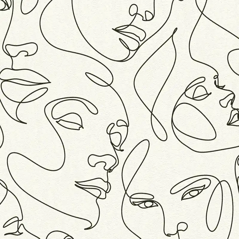 Garantierte Lieferung Vliestapete 791721 Weiß Schwarz Grafik Pintwalls III A.S. Creation