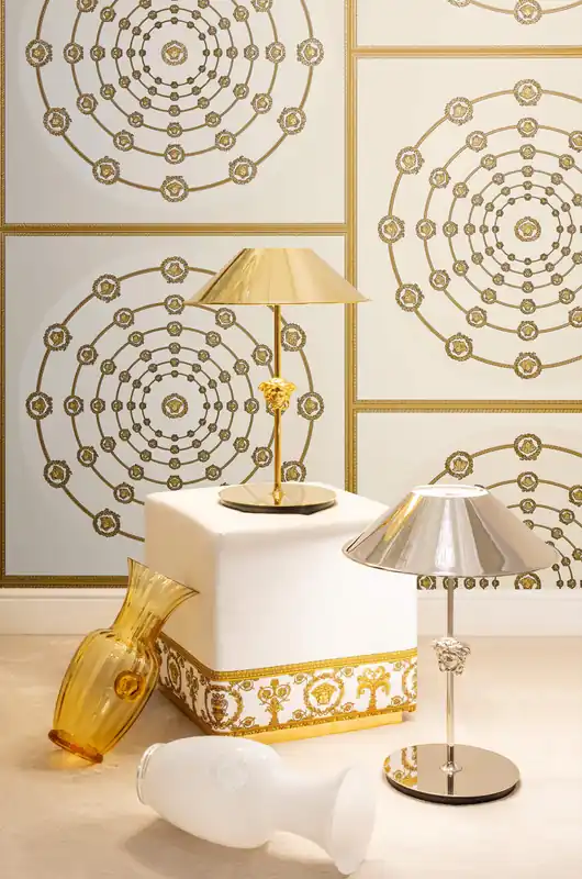 Vliestapete 791751 Weiß Gold Barock Versace 6 A.S. Creation Echt