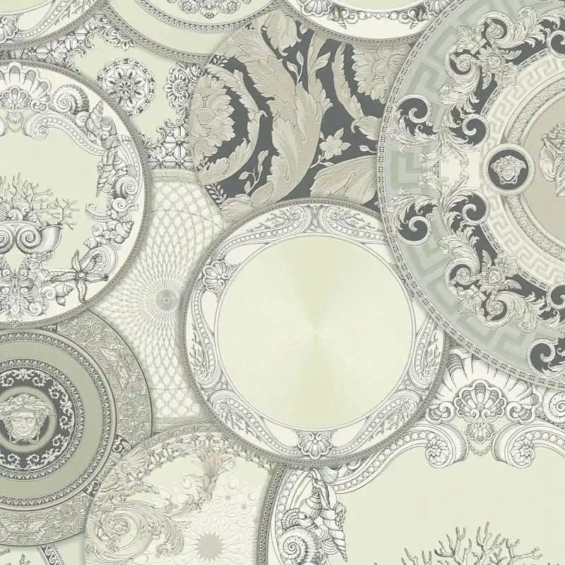 Vliestapete 791362 Grün Weiß Barock Versace 6 A.S. Creation Garantierte Lieferung