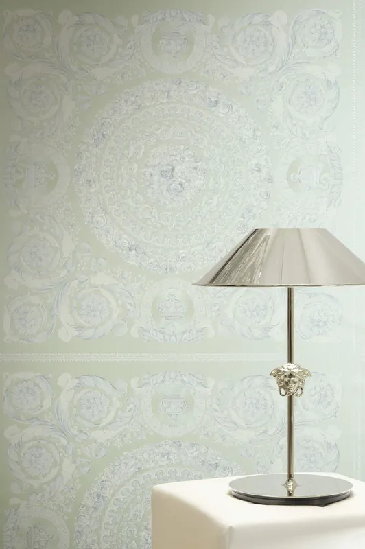 Angebot Vliestapete 791343 Grün Weiß Barock Versace 6 A.S. Creation