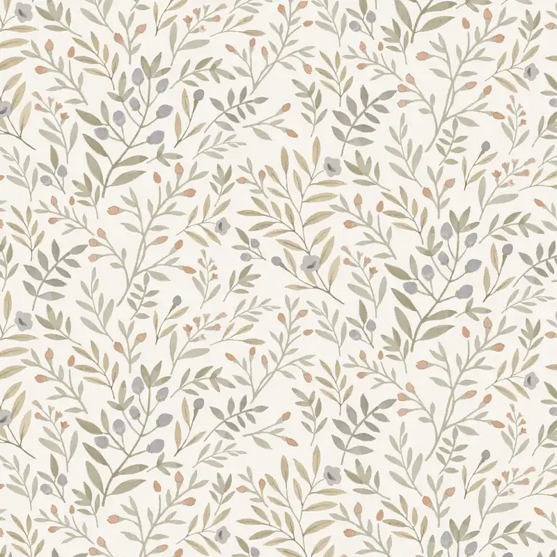 Vliestapete A78802 Weiß Beige Gold Bäume Blätter Inia Grandeco Knallerangebot