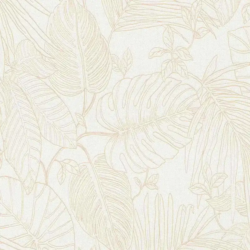 Wochenendangebot Rasch Color Your Life 690804 Vliestapete Botanisch 0.53 x 10.05 m Weiß