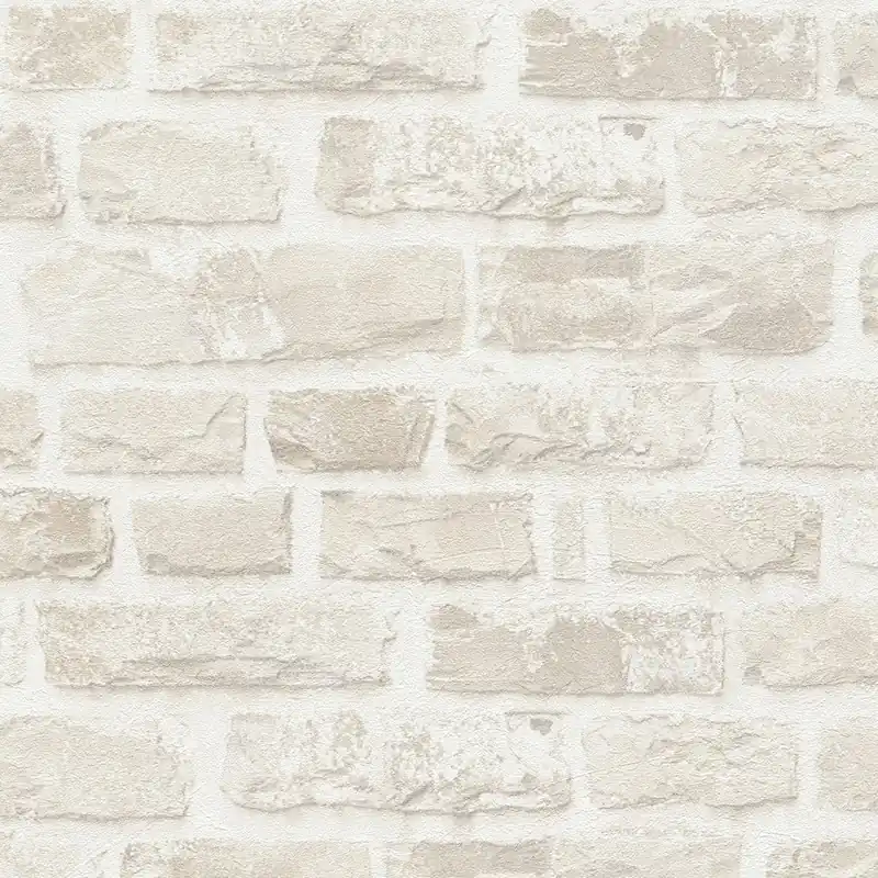 Neue Kollektion A.S. Creation Natural Living 386373 Vliestapete Steinoptik 10.05 x 0.53 m Beige