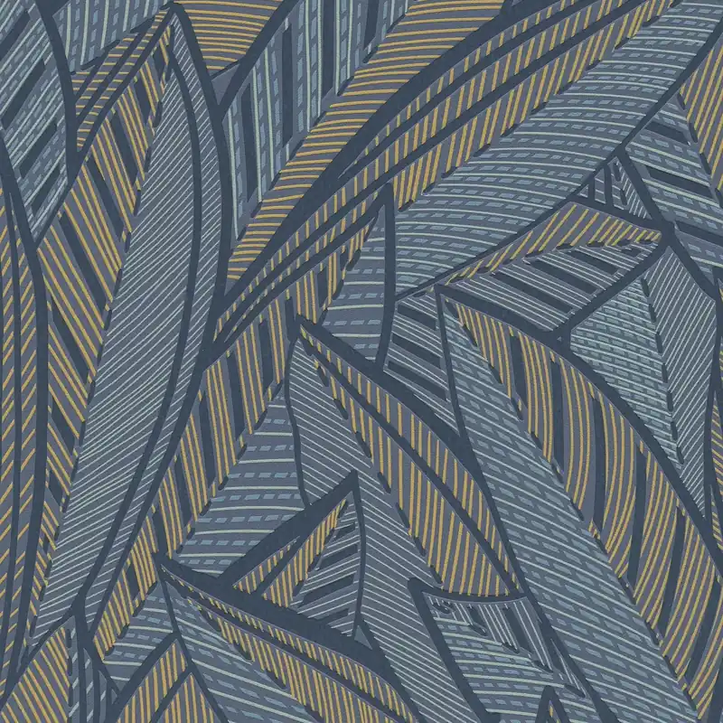 Vliestapete 399335 Blau Grün Gelb Blumen Floral French Affair A.S. Creation Direktkauf