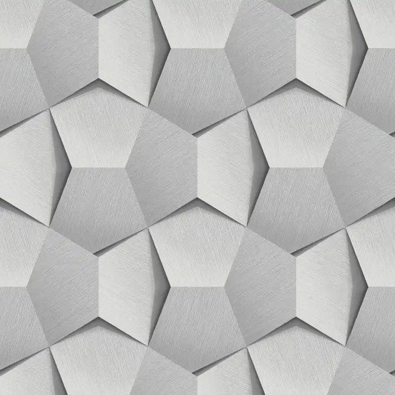 Nur Für Kurze Zeit Vliestapete A54604 Grau 3D Optik Tempo Grandeco