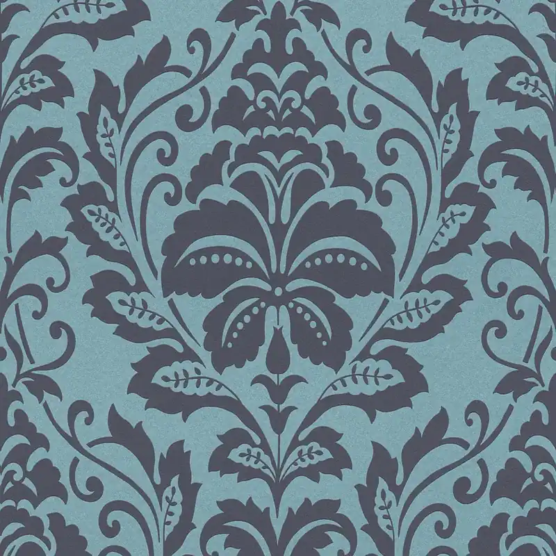 A.S. Creation BEAUTIFUL WALLS 369105 Vliestapete Barock 0.53 x 10.05 m Petrol Super-Preis