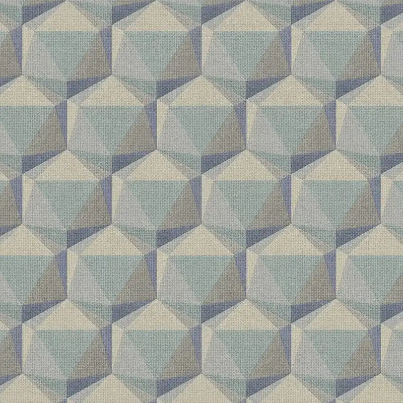 A.S. Creation Nara 387484 Vliestapete Geometrisch 10.05 x 0.53 m Blau Solange Der Vorrat Reicht