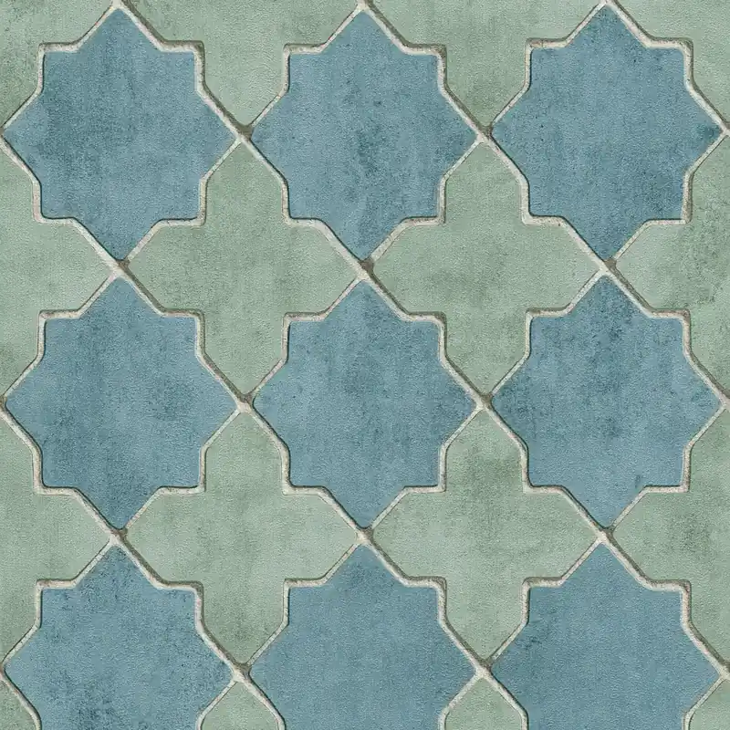 A.S. Creation New Walls 374214 Vliestapete Vintage Retro 0.53 x 10.05 m Blau Beliebt