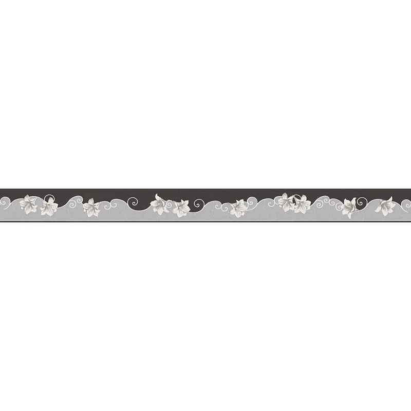 Neu Im Sortiment A.S. Creation Only Borders 9 962111 Vliesbordüre Borte 0.05 x 5 m Grau