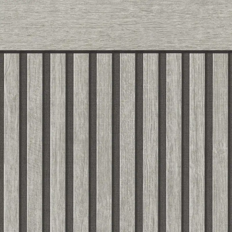 A.S. Creation Wallpanel Holzpaneele 397442 Vliestapete Streifen 5.00 m x 1.06 m Greige Sichere Zahlung