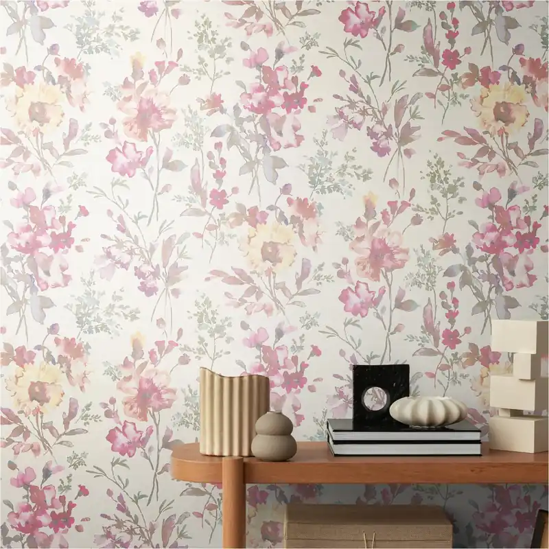Vliestapete 790611 Bunt Blumen Floral CosmoLiving by Cosmopolitan A.S. Creation Mega-Angebot