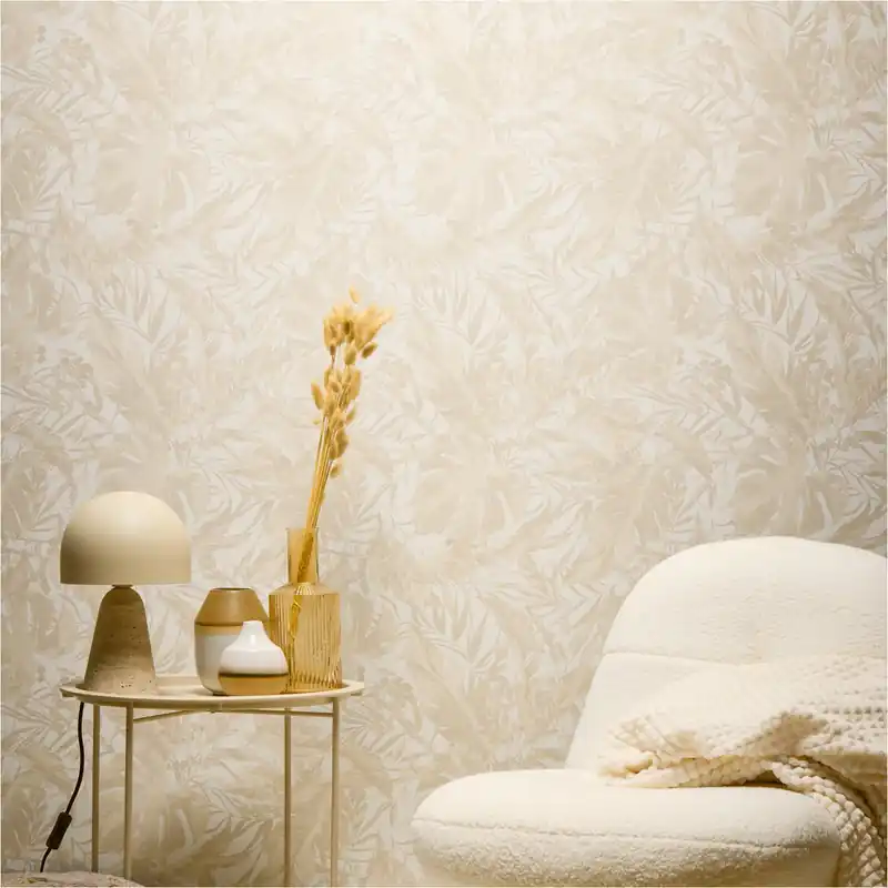 Top-Seller Vliestapete 790631 Beige Dschungel Palmenblätter CosmoLiving by Cosmopolitan A.S. Creation
