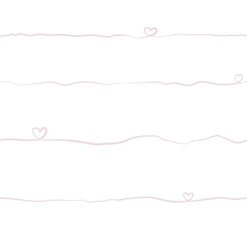 A.S. Creation Little Love 381402 Vliestapete Kinderzimmer 0.53 x 10.05 m Weiß Rosa Angebot