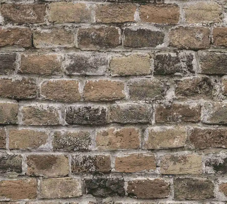 A.S. Creation Bricks & Stones 388142 Vliestapete Steinoptik 0.53 x 10.05 m Braun Letzte Chance