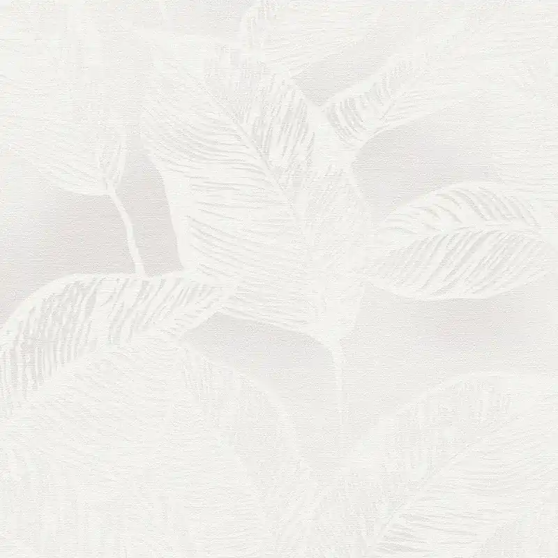 A.S. Creation Natural Living 386632 Vliestapete Bäume & Blätter 10.05 x 0.53 m Weiß Solange Der Vorrat Reicht