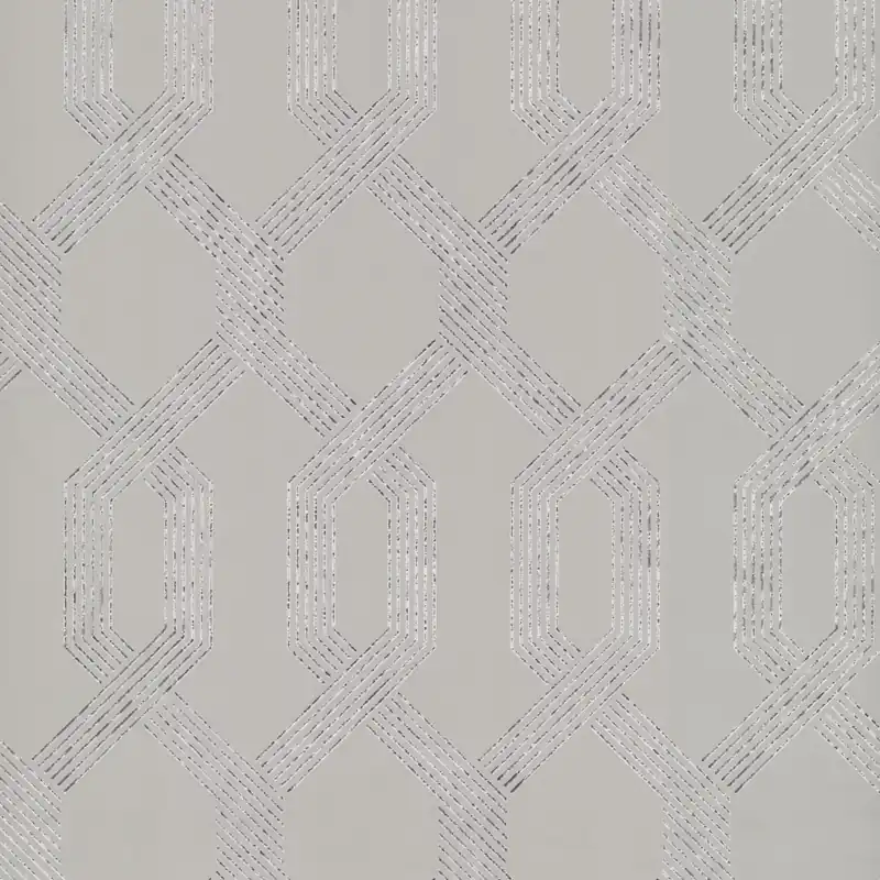 Must-Have York Wallcoverings Black and White Y6221204 Vliestapete Geometrisch 0.53 x 10 m Grau