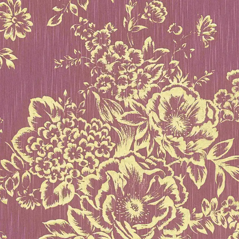 Preis Gesenkt A.S. Creation Metallic Silk 306576 Vliestapete Blumenoptik 0.53 x 10.05 m Rot