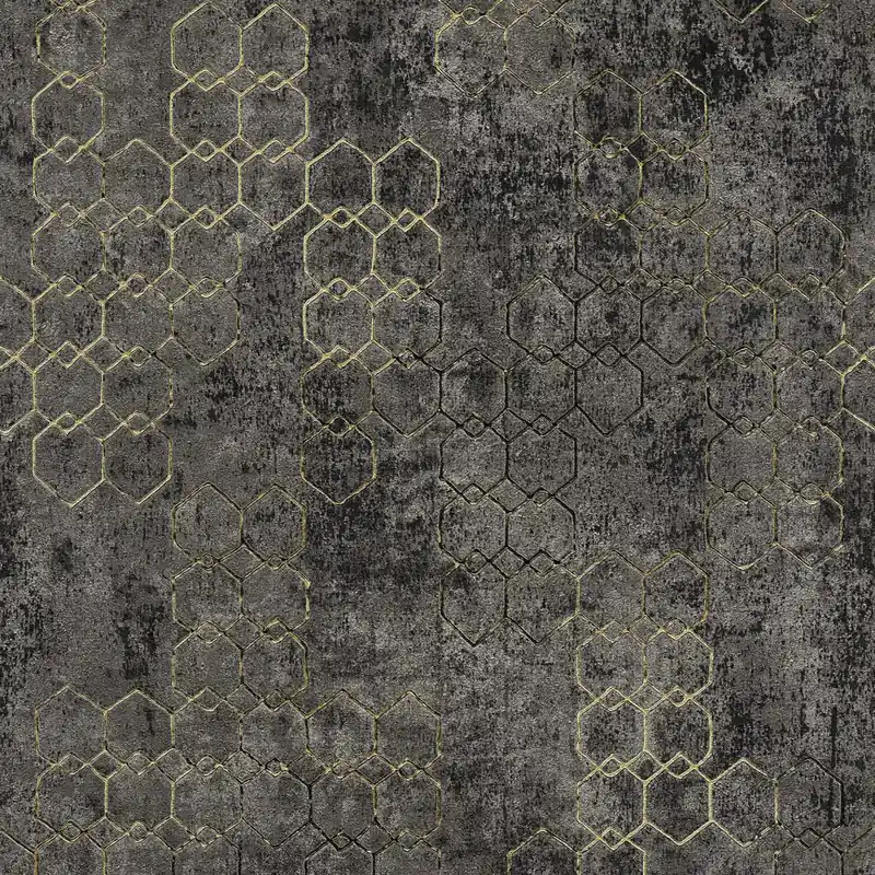A.S. Creation New Walls 374246 Vliestapete Vintage Retro 0.53 x 10.05 m Schwarz Preisknaller
