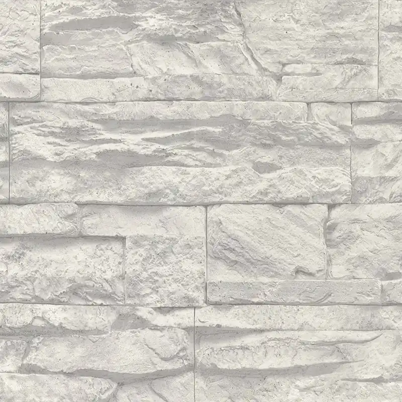 Abverkauf A.S. Creation Wood‘n Stone 707116 Vliestapete Steinoptik 0.53 x 10.05 m Grau