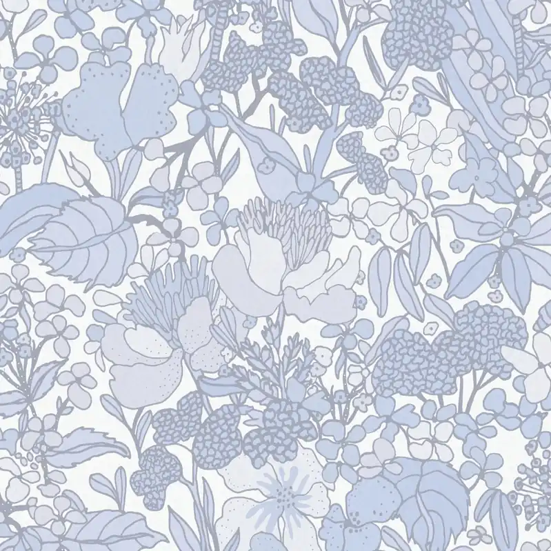 A.S. Creation Floral Impression 377566 Vliestapete Naturoptik 0.53 x 10.05 m Grau Blau Top-Angebot