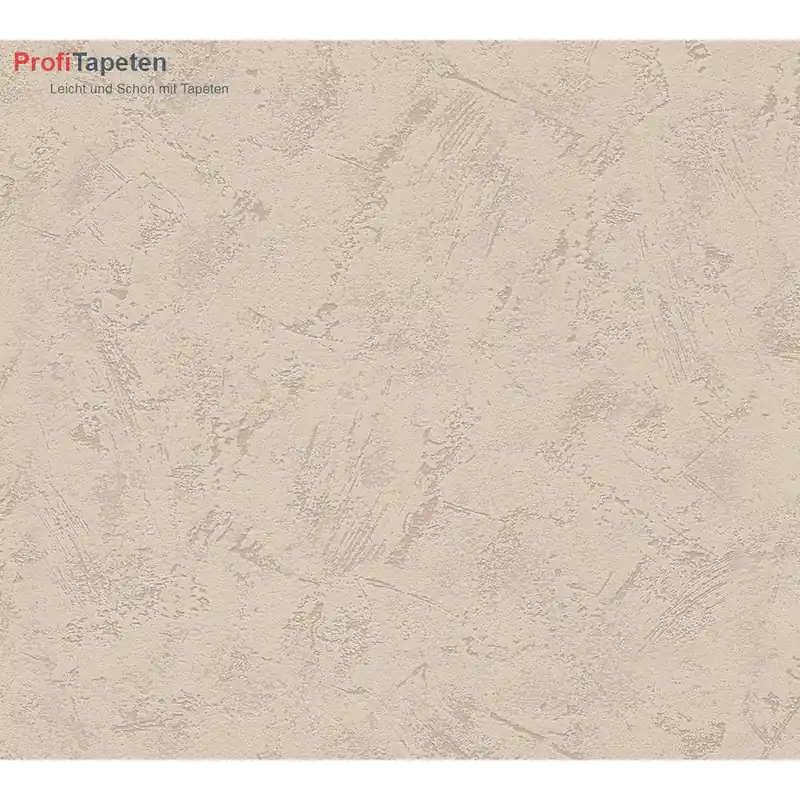 A.S. Creation Einzelblatt 930217 Papiertapete Einfarbig Uni 0.53 x 10.05 m Beige Kracherpreis